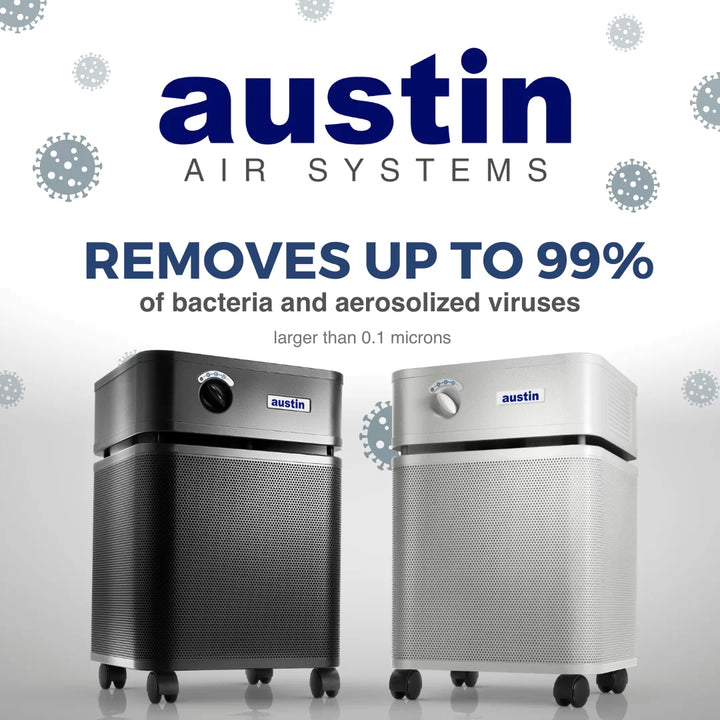 Austin Air Systems - Healthmate Plus - Removes up to 99% of bacteria and aerosolized Viruses