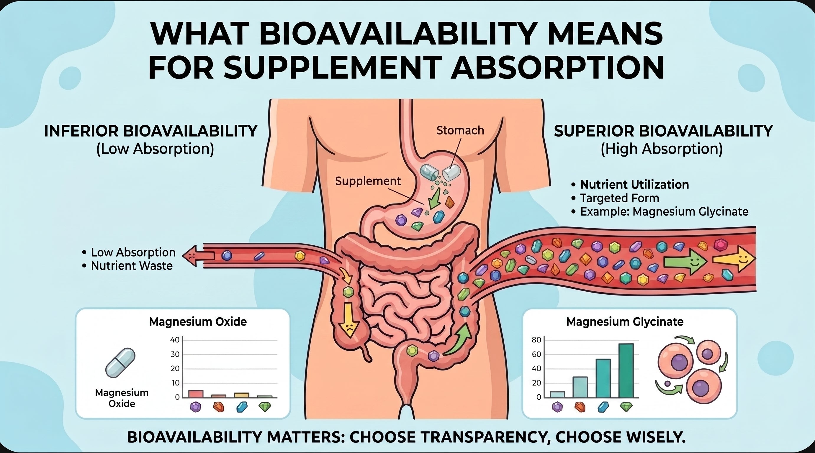 Supplement Absorption What Bioavailability Means for Supplement Absorption – The Swell Score