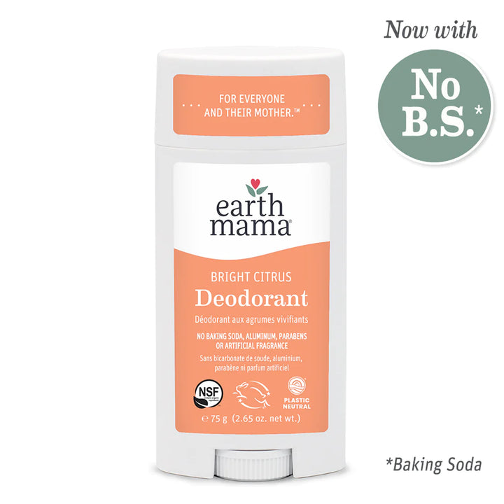 Bright Citrus Earth Mama Deodorant