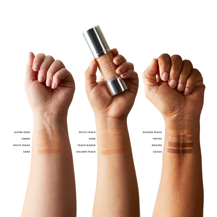 100% Pure - Fruit Pigmented Full Coverage Healthy Foundation Sample Testing