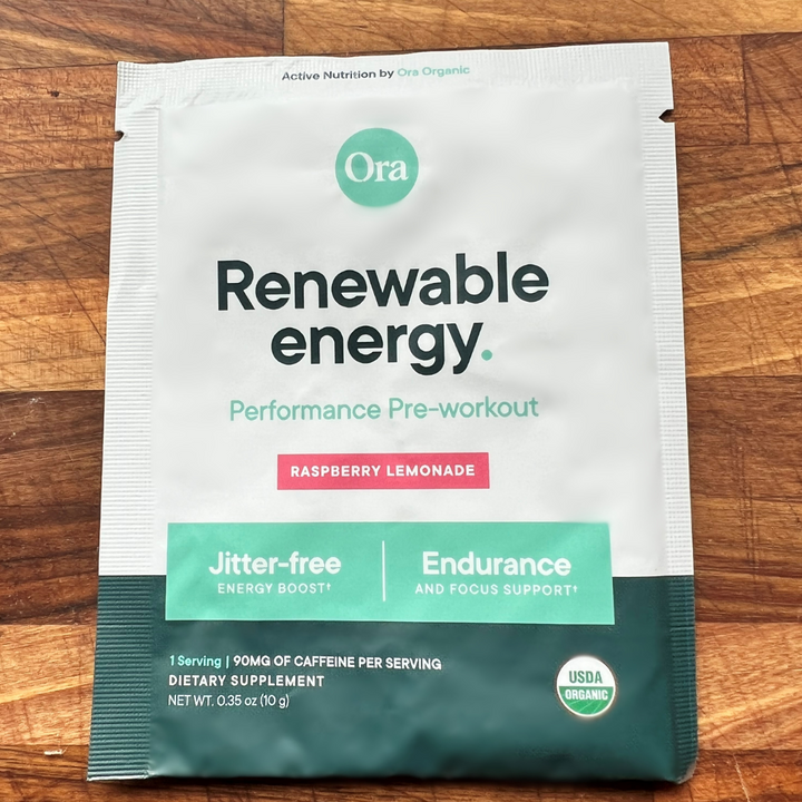 Ora Organic Renewable Energy Natural Pre-Workout