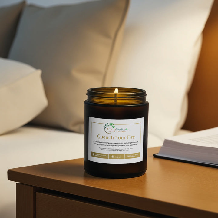 AromaMedicaRx Quench Your Fire Medicinal Coconut Soy Candle