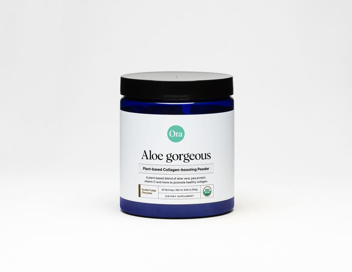Ora Aloe Gorgeous Chocolate Collagen Boosting PowderOra Organic Aloe Gorgeous: Collagen-Boosting Powder