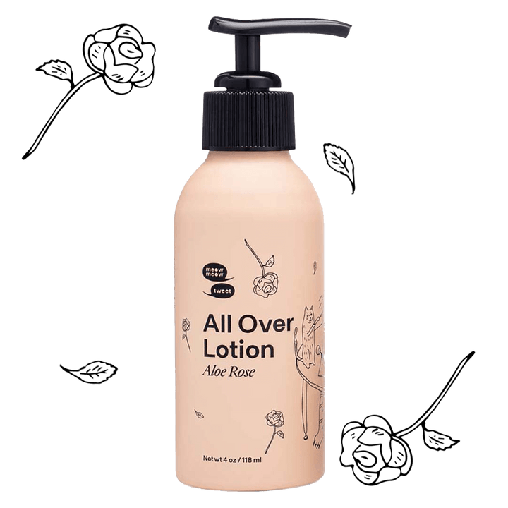 Meow meow Tweet - All Over Lotion - Aloe Rose