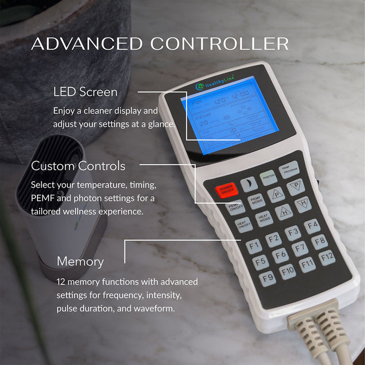 Platinum Series | PEMF Infrared Heating Mats has an advance controller.