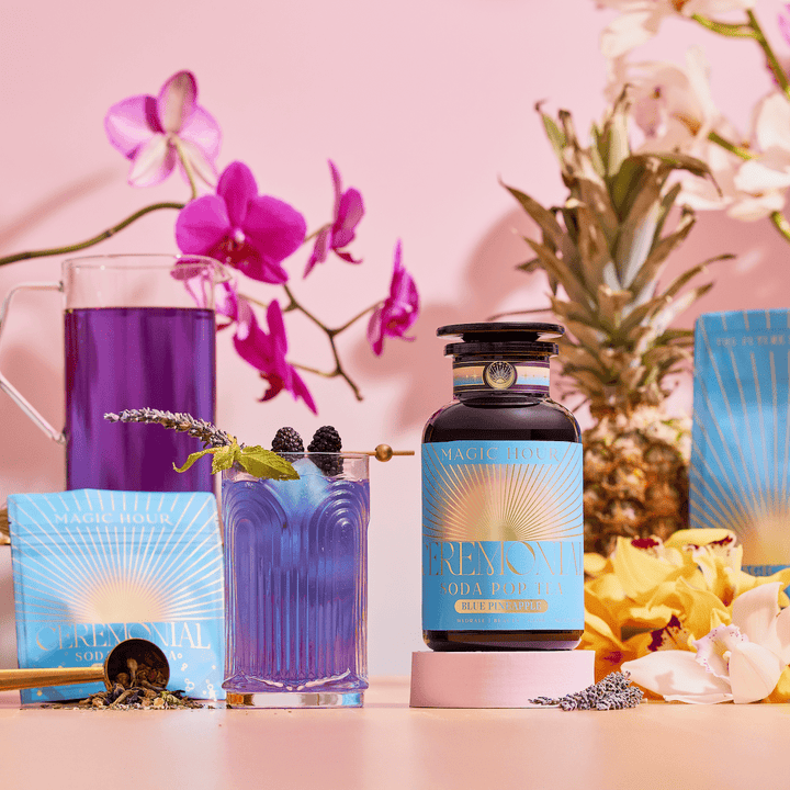 Magic Hour Blue Pineapple: Ceremonial Soda Pop Tea