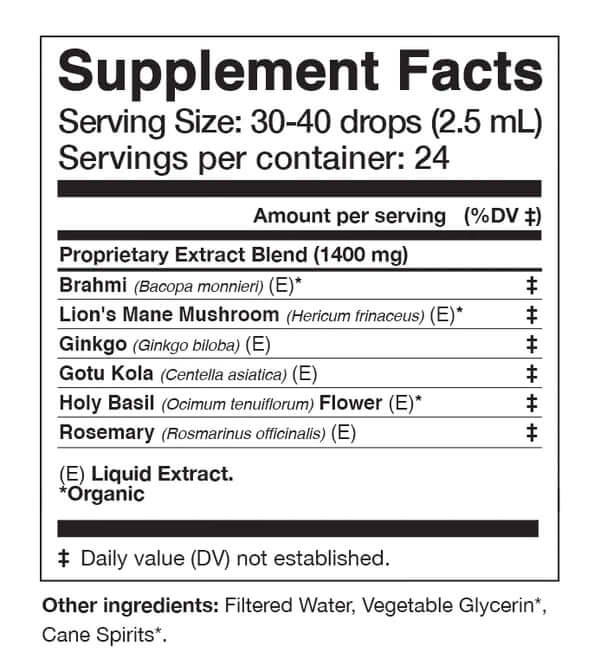 Anima Mundi Cerebrum Ingredients 