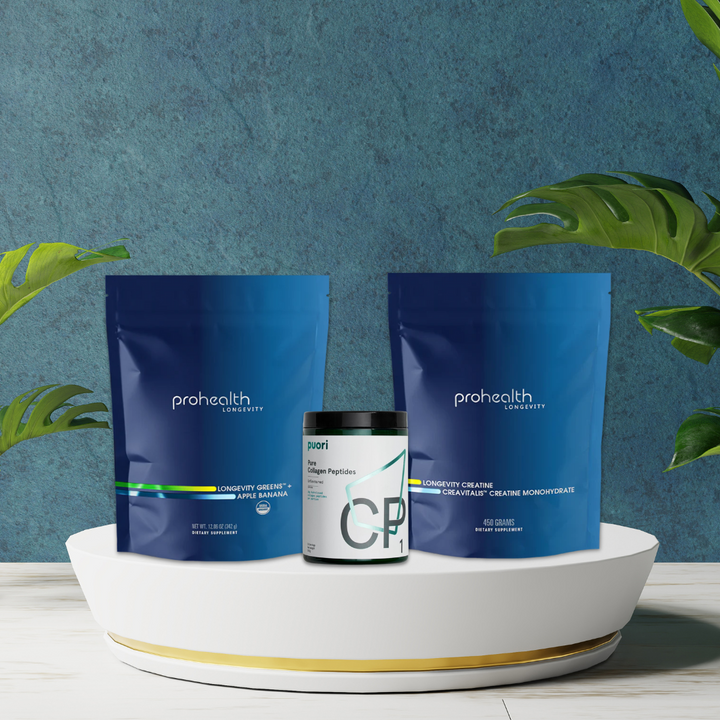 Ultimate Wellness Trio: Greens, Collagen & Creatine Bundle