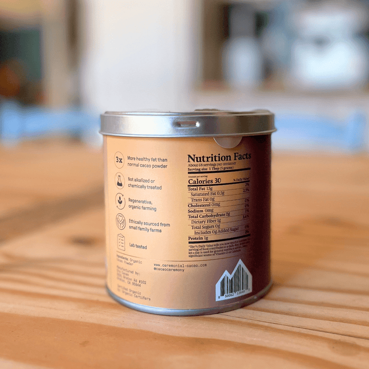 Ora Cacao Triple Fat Cacao Powder healthy fats