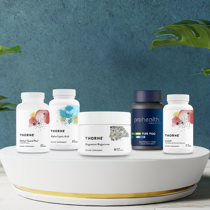 Why choose Cellular Energy Stack — Elite (5-Piece) | CoQ10, PQQ, ALA, Magnesium, Methylation – The Swell Score?