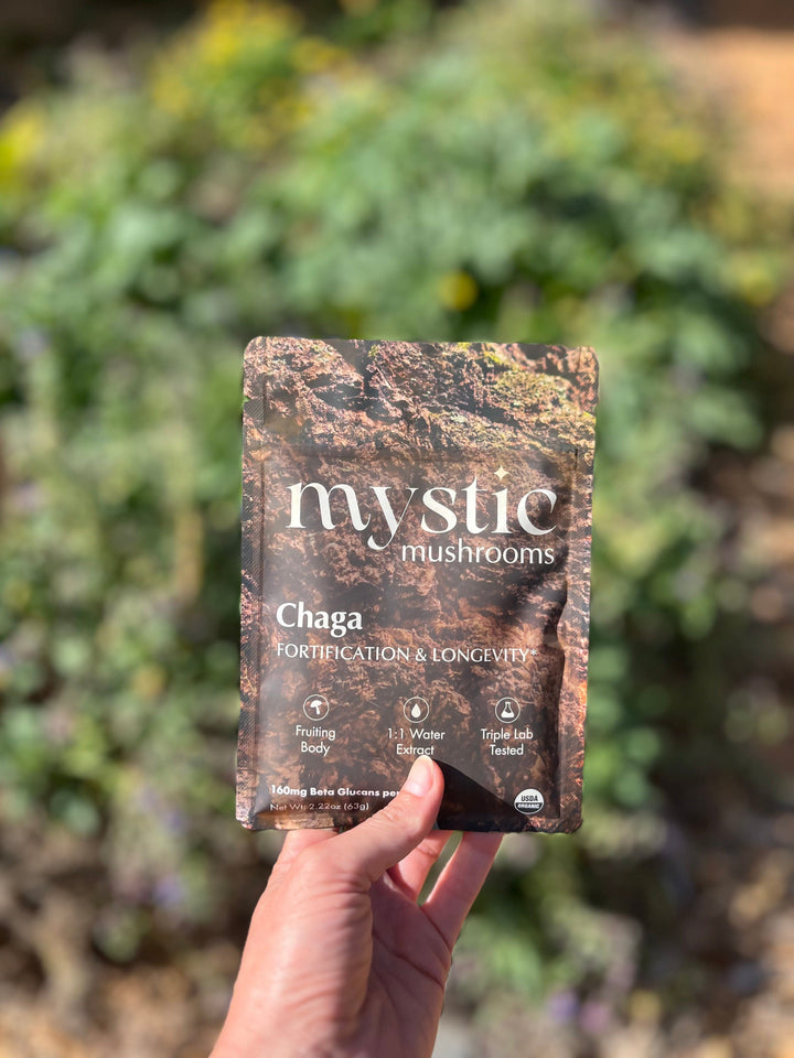 Mystical Mushrooms Chaga Pure & Potent Ingredients