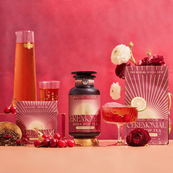 Magic Hour Cherry Cola Black Tea: Ceremonial Soda Pop Tea