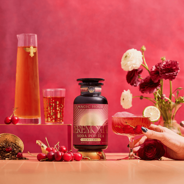 Magic Hour Cherry Cola Black Tea: Ceremonial Soda Pop Tea Powerful Antioxidants