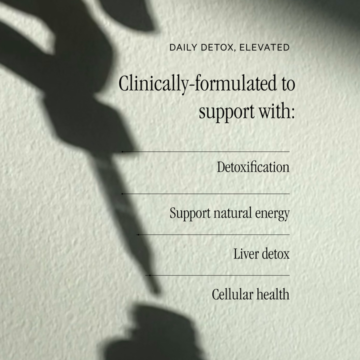 Juna Detox Drops is clinically formulated to support with detoxification, natural energy, liver detox and cellular health.