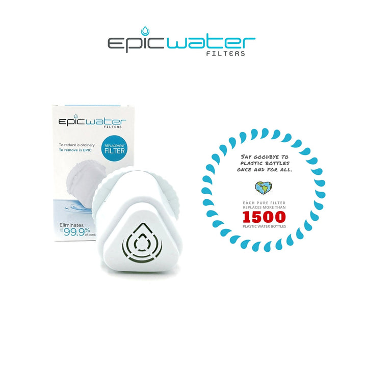 Say goodbye to plastic bottles once and for all with Epic Water Pure Replacement Filter | Removes Fluoride & PFAS