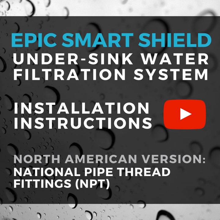 Epic Smart Shield Replacement Filter installation Instructions Available on YouTube