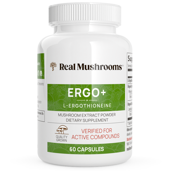 Real Mushrooms ERGO+ L-Ergothioneine Capsules