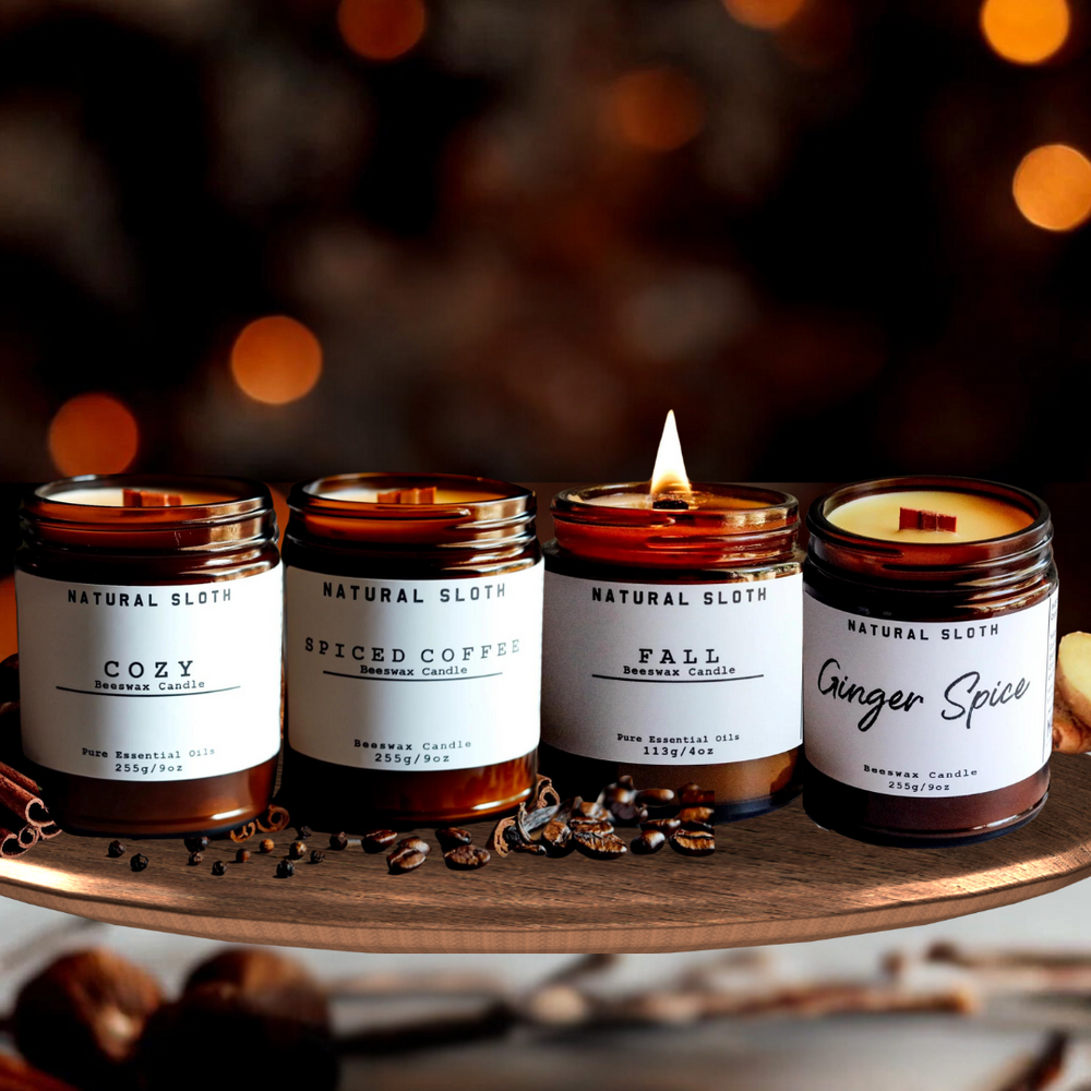 Natural Sloth Beeswax Candles – The Swell Score