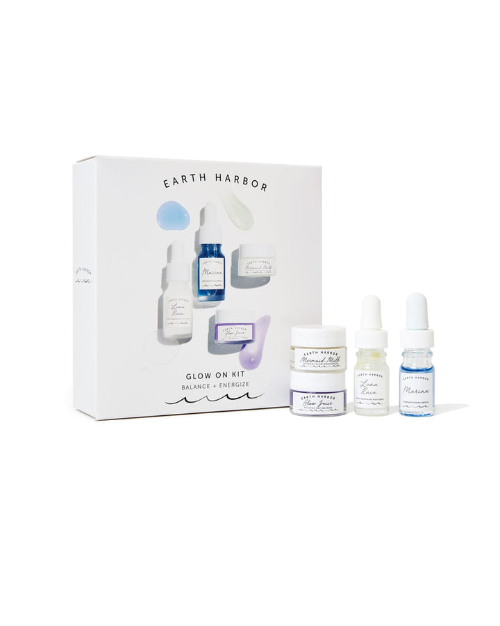 Earth Harbor GLOW ON Kit for Oily and Combination Skin