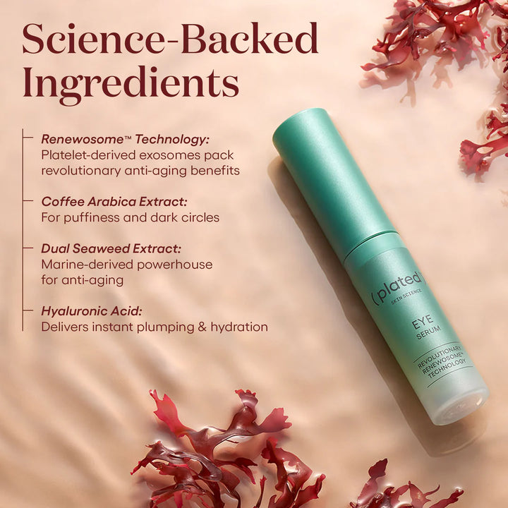 Ingredients in Plated Eye Exosome Serum Hyaluronic Acid Platelet Derived Exosomes