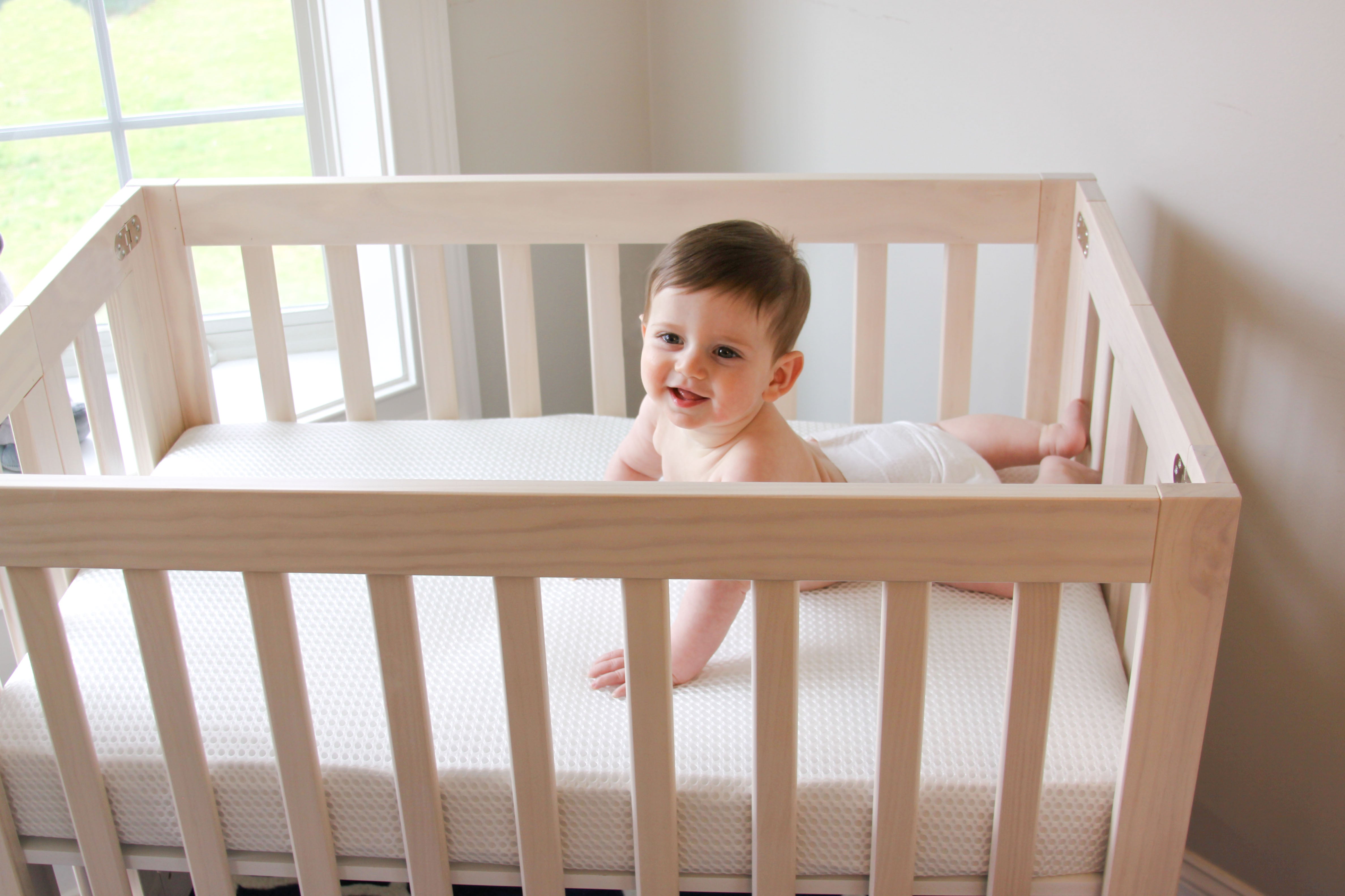 Lullaby Earth Breathe-Safe Mini Crib Mattress | Non-Toxic Mini Crib Ma