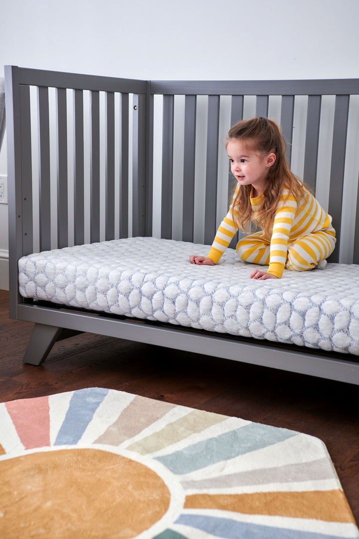 Ensure your baby enjoys a restful and secure sleep with the Lullaby Earth Gentle Start Breathable Crib Mattress.