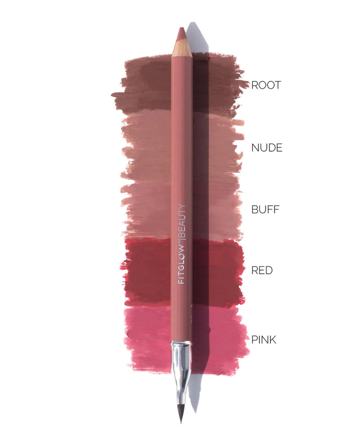 Fitglow Beauty - Vegan Lip Liner - Color palette 