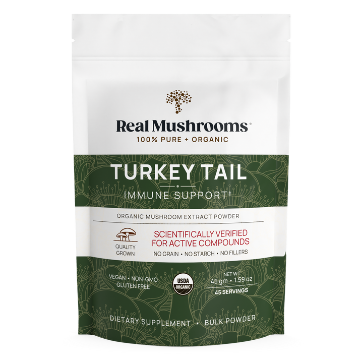 Real Mushrooms Turkey Tail Mushroom Powder Extract