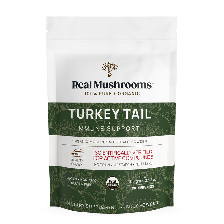REAL MUSHROOMS Turkey Tail immune support