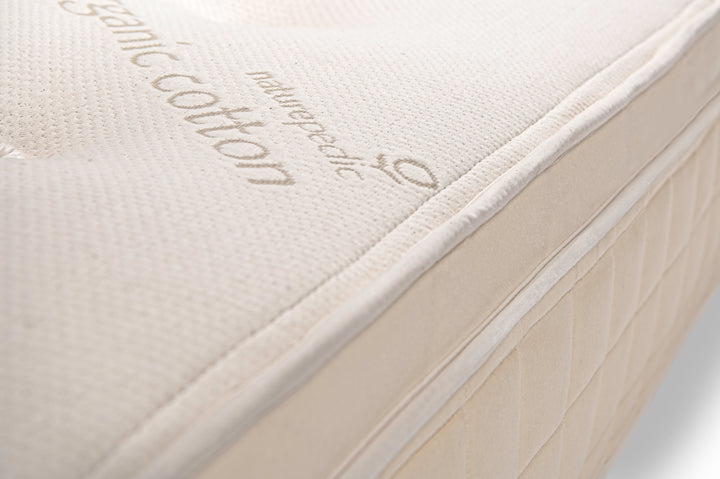 Enjoy the unparalleled comfort and peace of mind with the Concerto Plush Pillow Top Organic Mattress