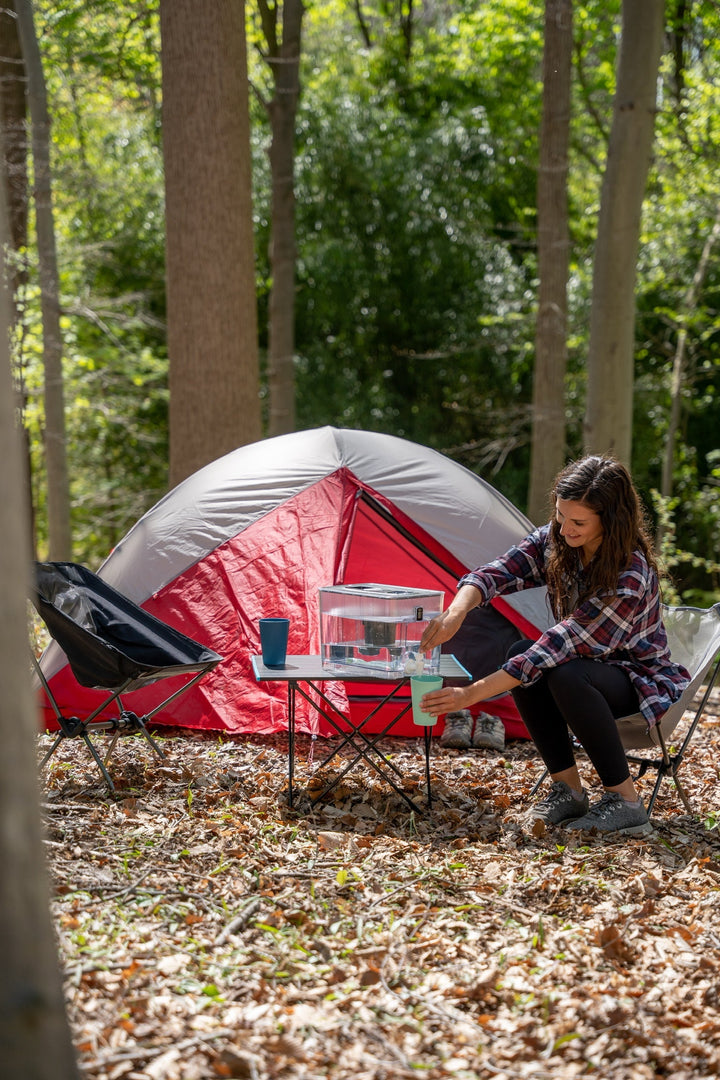 Camping with Epic Water Nano Dispenser to Removes Bacteria and PFAS