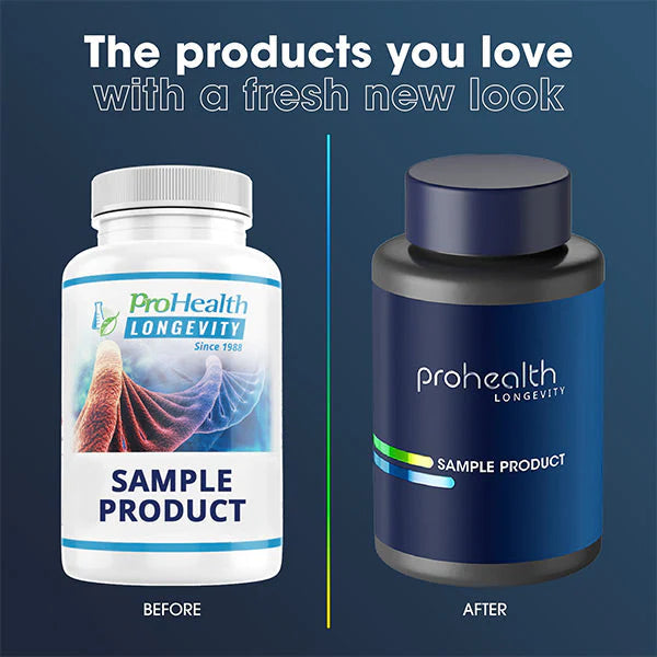Prohealth Longevity Trans-Resveratrol Plus new vs old packaging