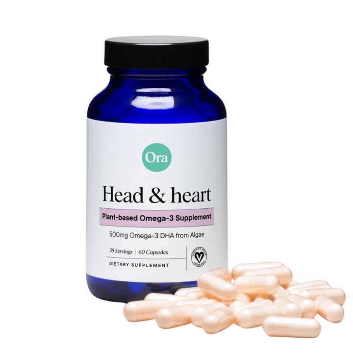 Ora Organic Head and Heart: DHA Omega-3 Capsules