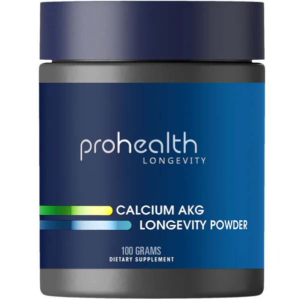 Prohealth Calcium AKG Longevity Powder container 