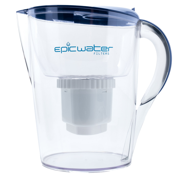 Epic Water Pure Pitcher Navy Lid