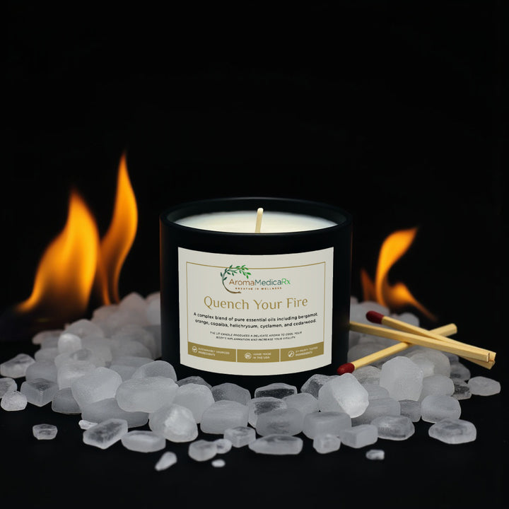 AromaMedicaRx Quench Your Fire Medicinal Coconut Soy Candle