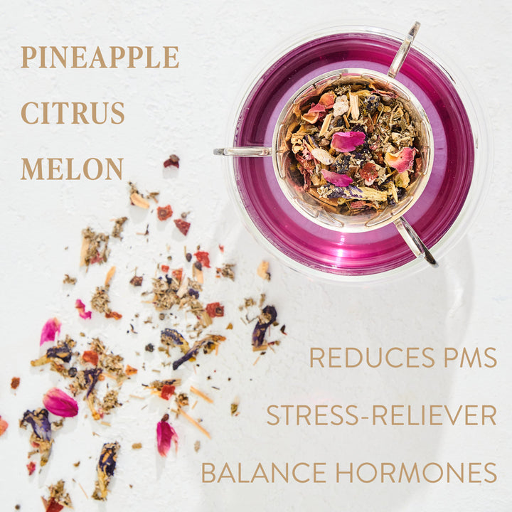 Key benefits of Magic Hour Queen of Wellness: Women's Hormone Balancing Tea for PMS, Healthy Cycles & Menopause