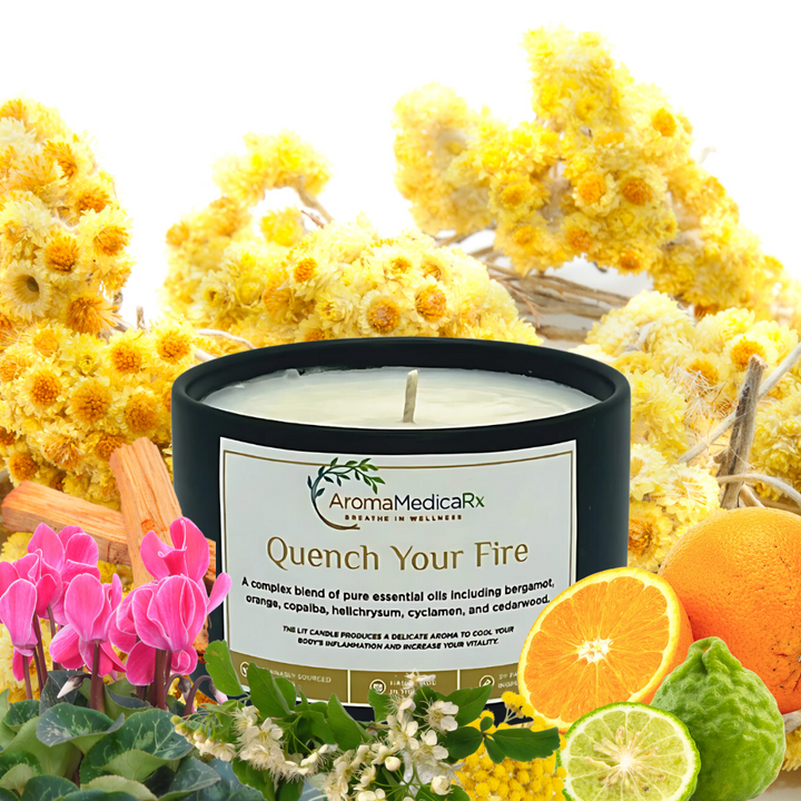 List of ingredients of AromaMedicaRx Quench Your Fire Medicinal Coconut Soy Candle