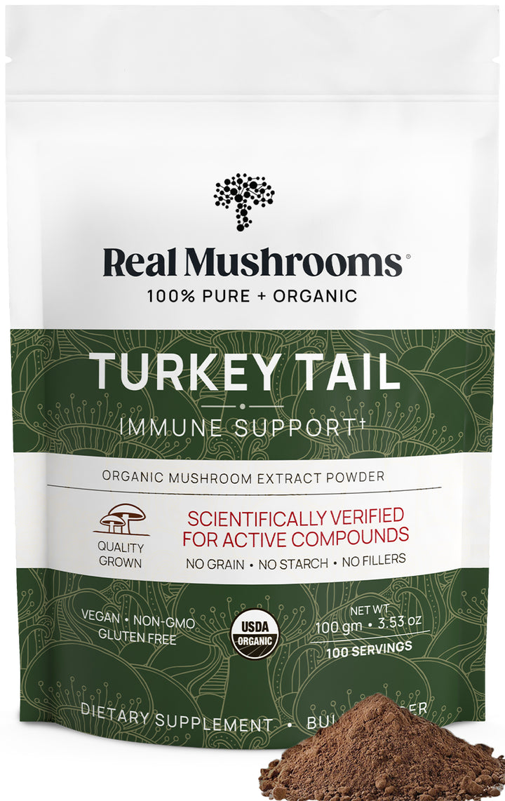 REAL MUSHROOMS Turkey Tail Extract - Bulk Powder