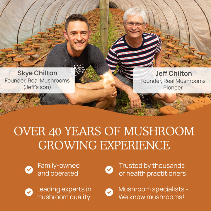 REAL MUSHROOMS history of mushroom growing