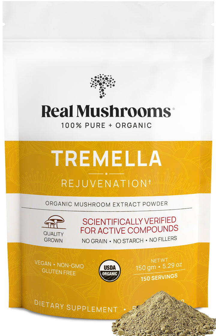 REAL MUSHROOMS Organic Tremella Extract Powder 