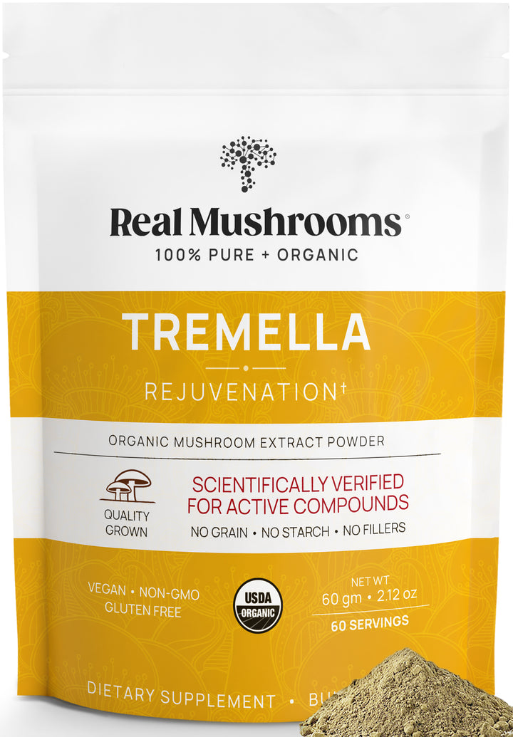 REAL MUSHROOMS Organic Tremella 60 servings 