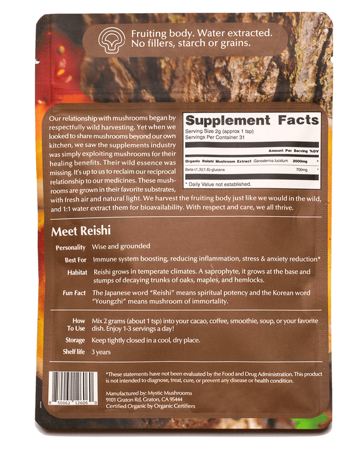 Mystical Mushrooms Reishi Stress Relief & Relaxation