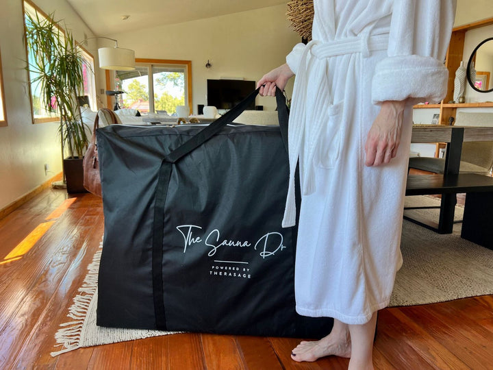 Sauna Dr powered by Therasage carrying case