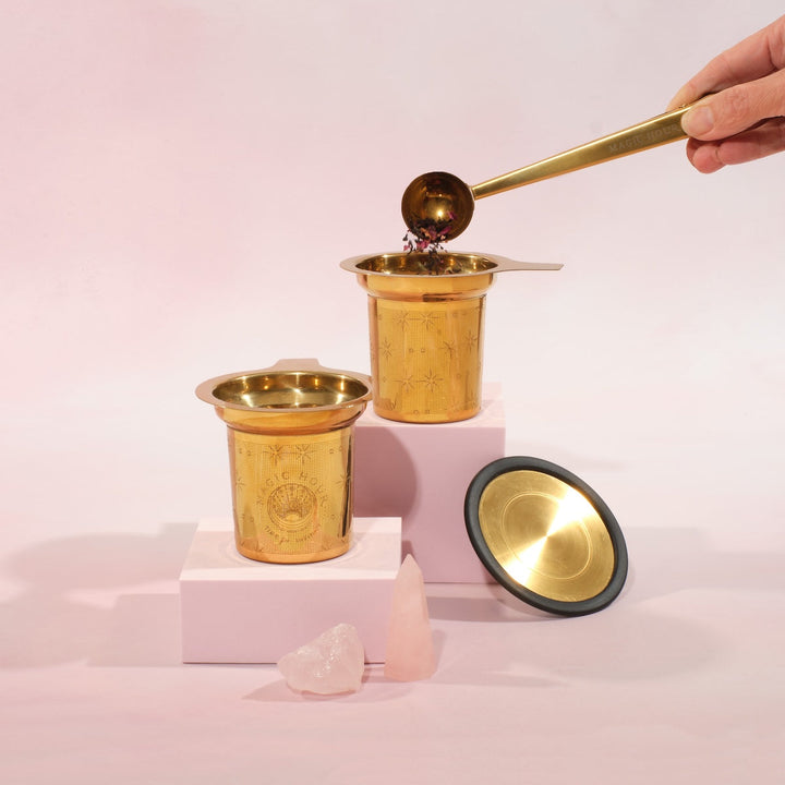 Elevate Your Tea Ritual with Celestial Artistry Magic Hour Steep The Stars - Artisan Tea Strainer