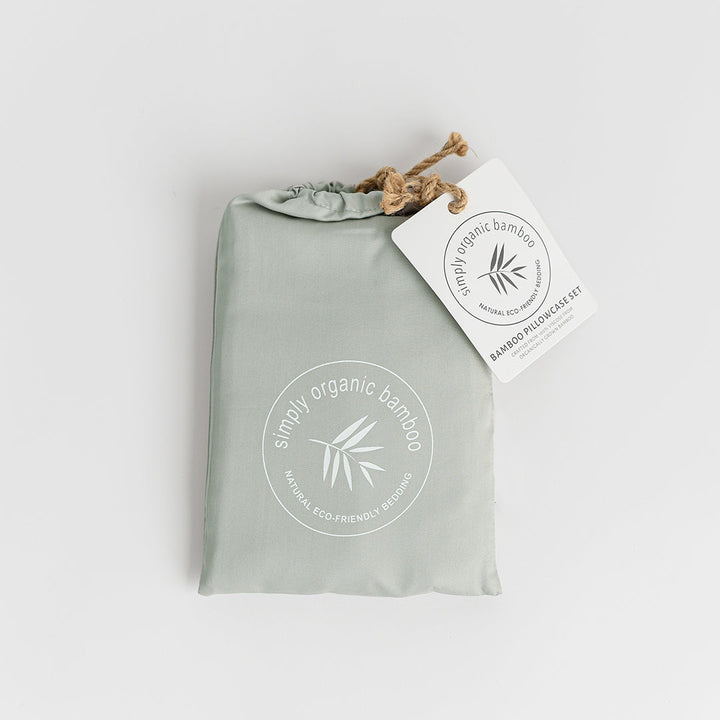 Simply Organic Bamboo pillow cases Sage