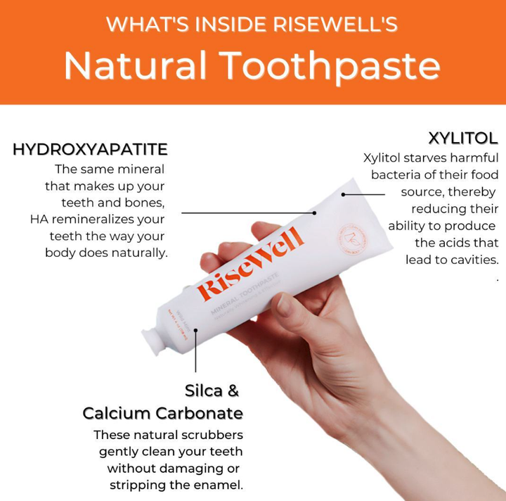 What's inside Risewell's Natural Toothpaste