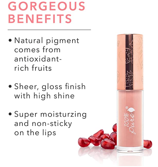100% Pure - Fruit Pigmented Lip Gloss Benefits