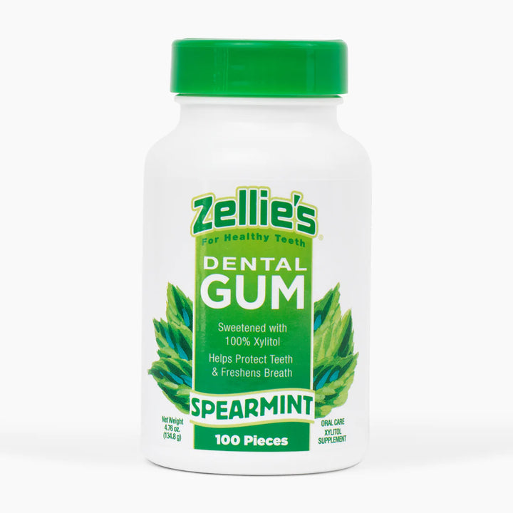 Zellie's Xylitol Gum - 100 ct - SPEARMINT FLAVOR
