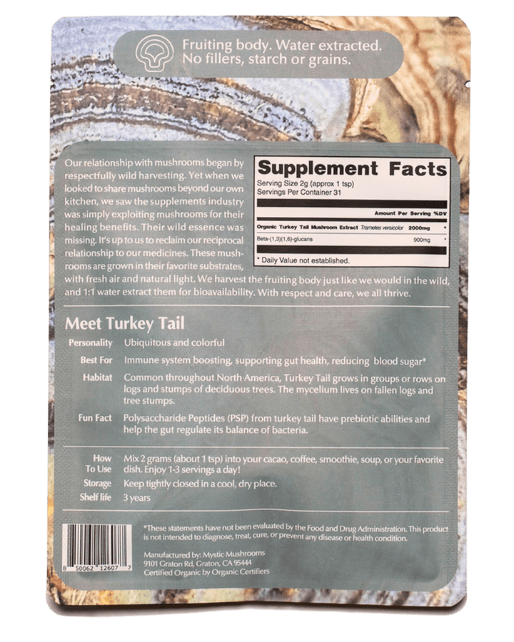 Mystical Mushrooms Turkey Tail Unlock Natural Resilience—Turkey Tail Mushroom for Daily Vitality
